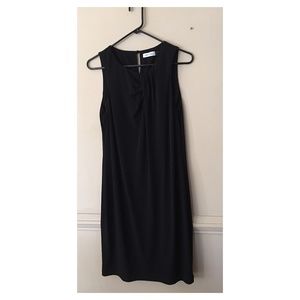 Calvin Klein Black Sleeveless Shift Dress Size 10